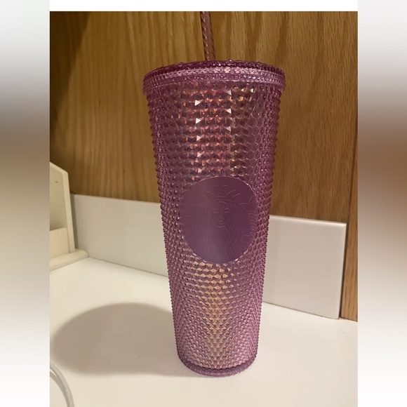2021 Walt Disney World 50th Anniversary Studded PINK Starbucks Tumbler Cup - Picture 3 of 4
